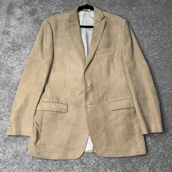 Lauren Ralph Lauren‎ Sport Coat Mens 42L Tan Camel Lined Business Preppy Blazer - Picture 1 of 11